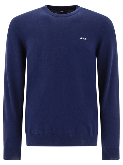 Apc A.p.c. "mayeul" Jumper In Blue