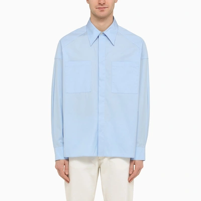 APC A.P.C. A.P.C. X NRL BLUE COTTON SHIRT