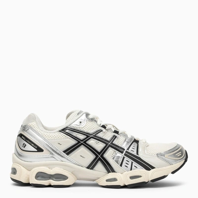 Asics Gel-nimbus 9 "cream/black" Sneakers In Neutrals