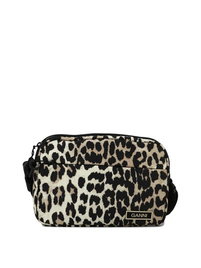 Ganni "leopard Tech Festival" Crossbody Bag