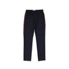 GIVENCHY GIVENCHY STRIPED SIDE PANEL WOOL TROUSERS