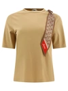 HERNO HERNO T SHIRT WITH SILK SCARF