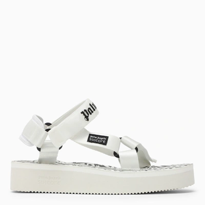 Palm Angels Depa  X Suicoke Sandals In White