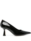 AEYDE AEYDE ZANDRA PATENT CALF LEATHER BLACK SHOES