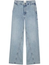 Anine Bing Brie Jean In Pale Azure In Blue