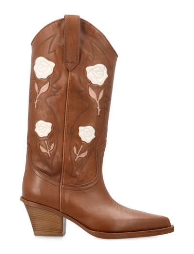 Paris Texas Rosalia Heel Boots Cuoio 40 In Brown