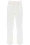 AGOLDE AGOLDE RILEY HIGH-WAISTED CROPPED JEANS
