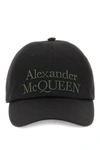 ALEXANDER MCQUEEN ALEXANDER MCQUEEN BASEBALL CAP WITH EMBROIDERED LOGO