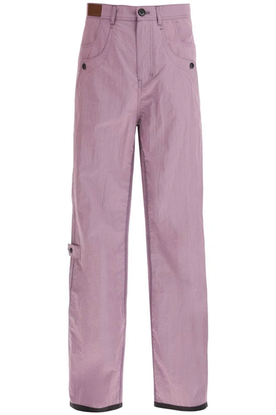 Andersson Bell Inside-out Technical Pants In Purple