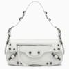 Balenciaga Extra Small Le Cagole Lambskin Leather Shoulder Bag In White