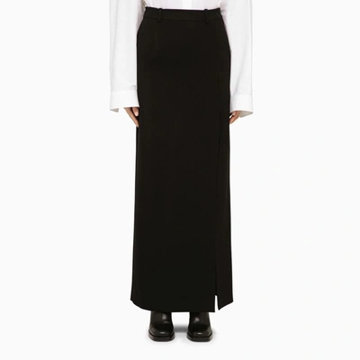 Balenciaga Long Skirt In Black