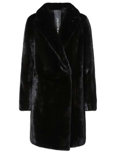 Blancha ® Long Black Mink Fur