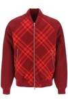 BURBERRY BURBERRY CHECK REVERSIBLE BOMBER JACKET
