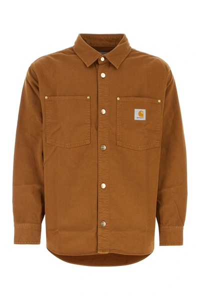 Carhartt Wip Shirts In Brown