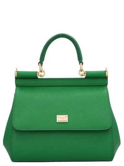 Dolce & Gabbana 'sicily' Mini Handbag In Green
