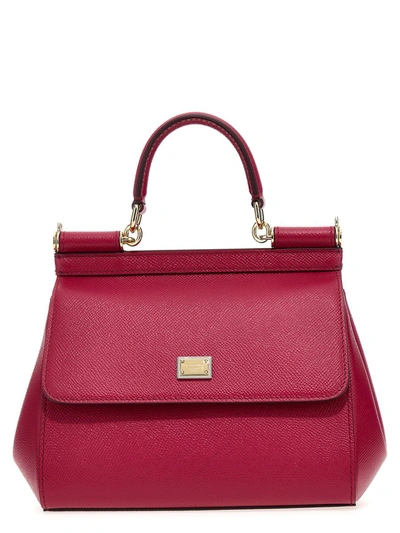 Dolce & Gabbana Sicily Mini Handbag In Fuchsia