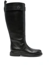 TORY BURCH DOUBLE T RIDING BOOT 35MM