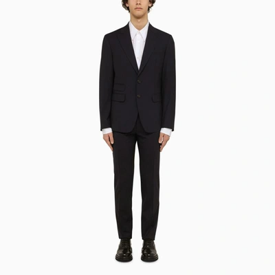 Dsquared2 Navy Single-breasted Suit In Blue