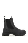 GANNI GANNI RECYCLED RUBBER CHELSEA ANKLE BOOTS