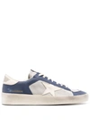 Golden Goose Men's Super-star Nappa Sneakers With Distressed Effect In Grey
