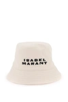 Isabel Marant Haley Logo Hat In Beige