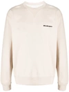 Isabel Marant Mikis Logo Sweatshirt In 90lb Light Beige