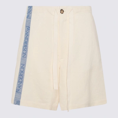 Jw Anderson J.w. Anderson White Cotton Short In Off-white