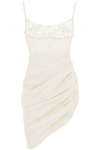 Jacquemus La Saudade Mini Dress In White