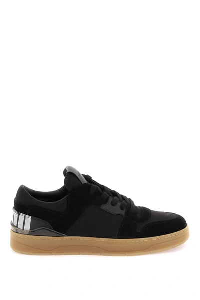 Jimmy Choo 'florent' Sneakers With Lettering Logo In Black