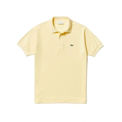 Lacoste Polo In Yellow & Orange