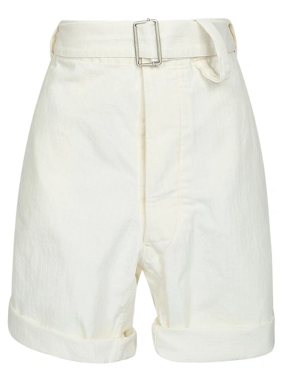 Maison Margiela Chino Shorts In White