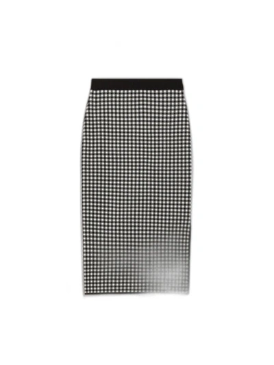 Max Mara Studio  Dalmine Jacquard Pencil Skirt In Black