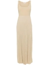 Michael Kors Eco Scoop Tank Maxi Drs Clothing In Golden