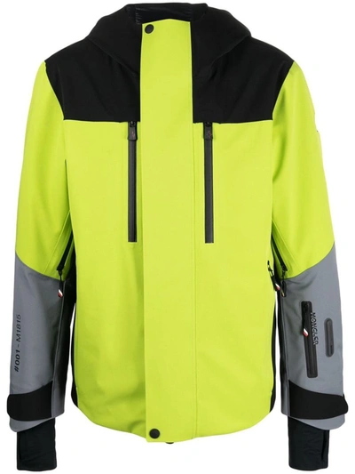Moncler Men's Cerniat Colorblock Ski Jacket In Green