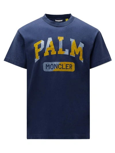 Moncler Genius Moncler X Palm Angels Navy T-shirt