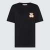 MOSCHINO MOSCHINO BLACK COTTON T-SHIRT