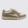 Palm Angels Palm University Suede Sneakers In White