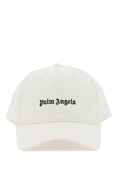 Palm Angels Classic Logo Baseball Cap In White