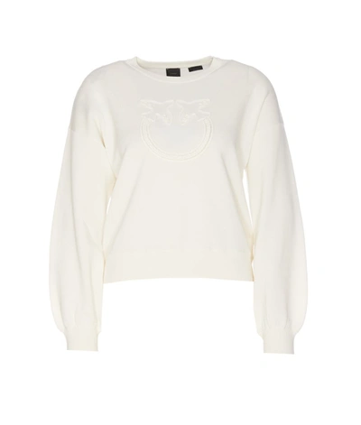 Pinko Acciuga Sweatshirt In White