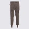 RICK OWENS RICK OWENS DUST BROWN COTTON PANTS