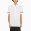 THOM BROWNE THOM BROWNE SHORT-SLEEVED POLO SHIRT WITH PATCH