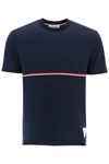 THOM BROWNE THOM BROWNE T-SHIRT WITH CHEST POCKET