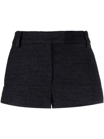 Valentino Cotton-blend Shorts In Blue