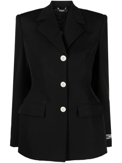 Versace Jackets In Black