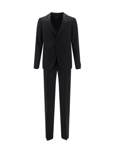 Zegna Suits In Black