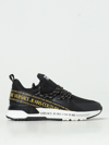 Versace Jeans Couture Dynamic Logo-strap Sneakers In Black