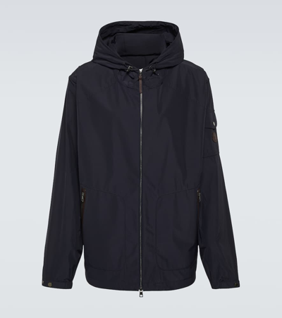 Moncler Linth Technical Jacket In Blue