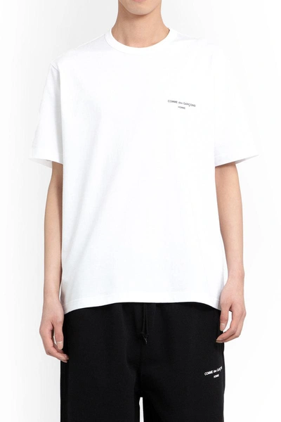 Comme Des Garçons Homme Deux Comme Des Garcons Homme T-shirts In White