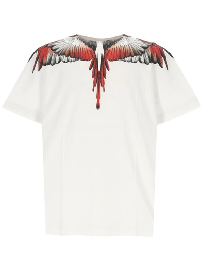 Marcelo Burlon County Of Milan T-shirts And Polos In White Red