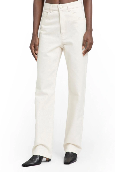 Max Mara Trousers In Off-white
